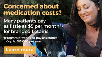 Pay as little as $5 per month for branded Letairis