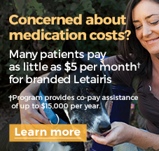 Pay as little as $5 per month for branded Letairis