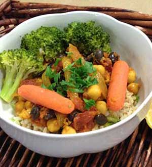 Low-sodium curried chickpeas recipe
