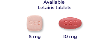 5- and 10-mg Letairis and 20-mg